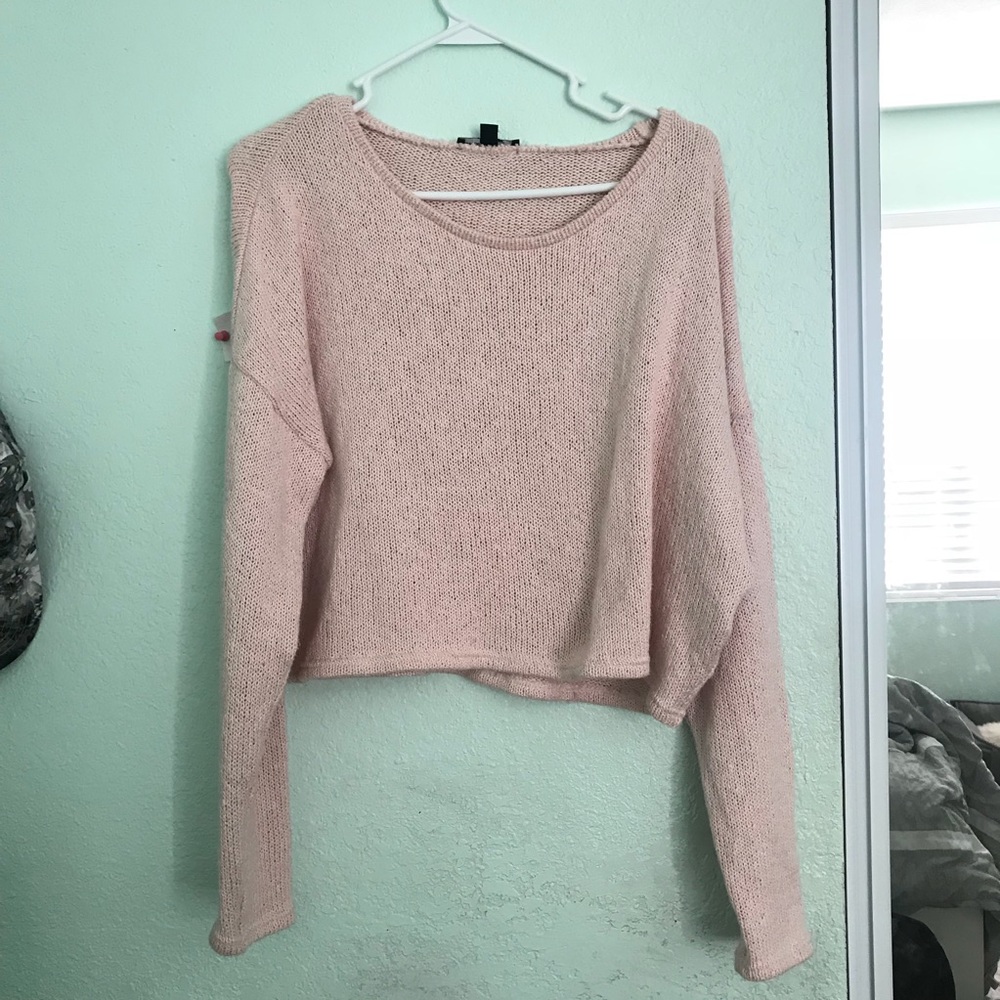 Knit Baby Pink American Eagle Sweater